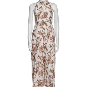 Zimmermann floral halter jumpsuit